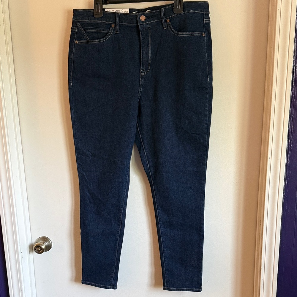 NWT Seven7 Dark Blue Skinny Jeans for Women size 16